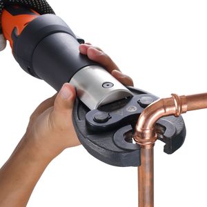 ชุดเครื่องมือจีบข้อต่อท่อไฟฟ้า 18V Mini ProPress สำหรับท่อทองแดงขนาด 1/2" 3/4" 1" พร้อมหัวจีบ Pro Press 3 ขนาด - Product Image 4