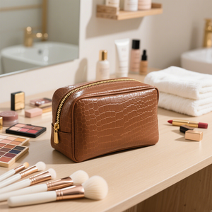 Bolsa de Maquillaje Portátil Personalizada con Logotipo 2026, Bolsa de Cosméticos de Gran Capacidad, Bolsa de Aseo en Venta a Precio Razonable - Product Image 6