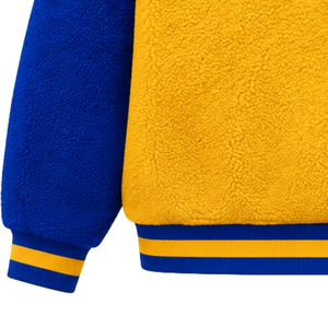 เสื้อแจ็คเก็ตบอมเบอร์แบบกลับด้านได้สำหรับผู้หญิง Sigma Gamma Rho ผ้าเชอร์ปาอุ่นสบาย ขนฟลีซสองด้าน สำหรับชมรมพี่น้องชาวกรีก สวมใส่ได้ในฤดูหนาว สไตล์ลำลอง - Product Image 5