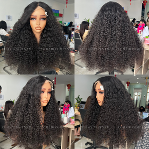 Prix de gros perruques de cheveux humains non transformés 100% cheveux naturels birmans Curl vendeurs perruque de cheveux humains vietnamiens - Product Image 2