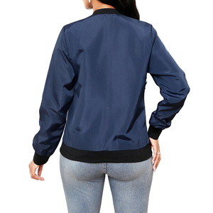 Vestes universitaires en satin pour femmes, très vendues, couleur personnalisée, séchage rapide, légères, avec doublure en nylon, fermeture éclair, veste en satin - Product Image 2