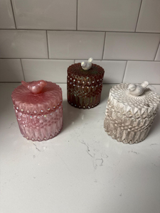 Juego de recipientes de resina para frutos secos con bandeja redonda, lo último en artículos de mesa, hecho a mano en India, de calidad estándar y gran éxito de ventas. - Product Image 3