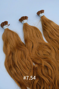 Extensions de cheveux humains Remy vietnamiens directement de l'usine, 100% vierges, naturellement lisses, couleur piano, pré-collées à pointe plate, Bac Ninh - Product Image 3