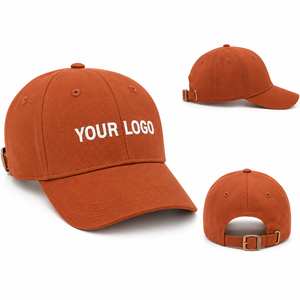 Gorra de Béisbol Personalizable de 6 Paneles con Botón, Unisex, Ajustable, de Lona, con Cierre de Hebilla Metálica para Deportes - Product Image 3