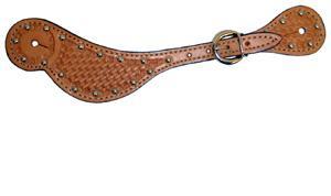 Correas de Cuero Personalizables Estilo Western, Bandas Negras para Montar a Caballo, Accesorios Duraderos para Espuelas de Vaquero, Entrenamiento de Caballos - Product Image 4