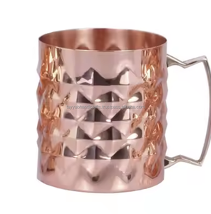 Tasses à café personnalisées de haute qualité, 100% cuivre martelé, tasse Moscow Mule, pour cadeaux d'affaires, prix bas classique - Product Image 5
