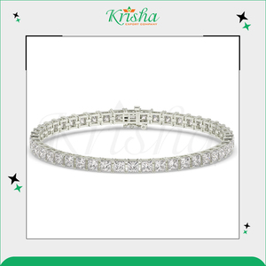 Offre incroyable - Bracelets tennis en diamants blancs DEF de qualité supérieure - Diamants 100% naturels et cultivés en laboratoire provenant d'un exportateur indien - Product Image 2