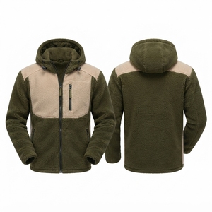 Chaqueta con Capucha de Forro Polar para Hombre, Diseñada con Forro Polar Ligero, Interior Transpirable, Capucha con Cordón Ajustable - Product Image 6
