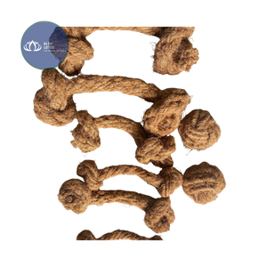Jouet à mâcher pour chien en corde de chanvre et coton, modèle Lotus Bleu, très résistant, pour l'entraînement et la dentition, usage quotidien en intérieur, MEILLEURE VENTE - Product Image 3
