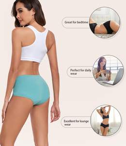 Braguitas de punto transpirables y elásticas para mujer, estilo hipster, modernas, de cobertura completa, cómodas para uso diario, venta al por mayor, OEM, ODM - Product Image 6