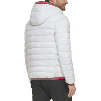 Blouson Bomber matelassé léger et décontracté pour homme, en toile, col montant, collection hiver personnalisée, dernier style