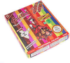 Pasta de Henna Instantánea de Color, Multicolor, Aroma Herbal, Grado Premium, Sin Amoníaco, Paquete de 12 Conos / 10 Tubos para Bodas y Eventos Sociales - Product Image 4