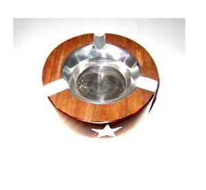 ที่เขี่ยบุหรี่ไม้4จุดที่เขี่ยบุหรี่ไม้อะคาเซียที่ดักเถ้า - Product Image 1