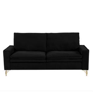 Divano doppio in velluto per uso interno 78.54 "* 31.69" * 38.18 "con piedini in metallo per soggiorno - Product Image 4