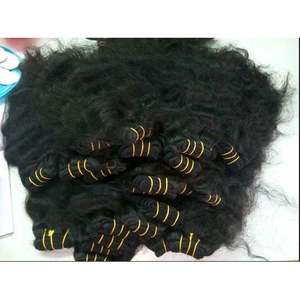 ผมคนอินเดียแท้ขนาด10-34นิ้วผมมนุษย์แบบยังไม่ได้แปรรูป - Product Image 3