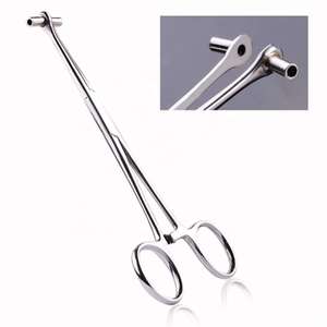 Pinza para Septum JIESIBO de 6 Pulgadas, Acero Inoxidable, con Ranuras y Extremos Abiertos, para Perforaciones Corporales, Quirúrgica, de Dentavex - Product Image 3