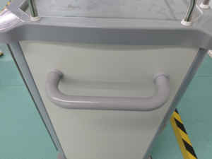 ACF-03 병원 가구 ABS 약물 배달 카트 의학 트롤리 5 서랍 비상 트롤리 판매 - Product Image 4