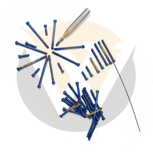 Tornillos ortopédicos de titanio Herbert de 3.5 mm, 14-40 mm, con destornillador quirúrgico, titanio azul, equipo Wenquar - Product Image 1