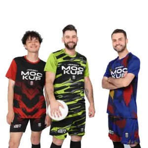 Uniformes polyester football personnalisé vêtements d'équipe par sublimation maillot de football argentine messi uniforme de football nouvelle saison vêtements de sport