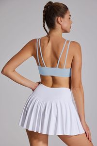 Soutien-gorge de sport à compression à séchage rapide pour femmes avec bande élastique douce pour la course à pied, l'entraînement, le yoga, la remise en forme et les performances athlétiques - Product Image 5