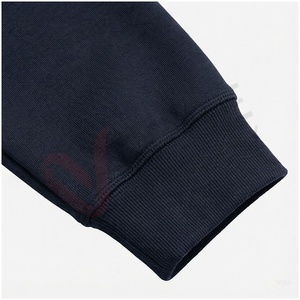 Ensemble de survêtement bleu marine à capuche pour homme, manches longues, couleur unie, respirant, coupe décontractée, idéal pour l'automne - Product Image 6