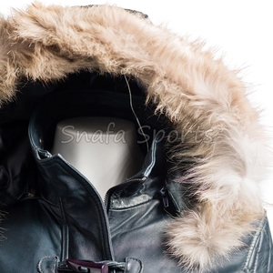 Luxury Designer Genuine Leather Fashion Jackets For Women High Quality Winter Bomber Leather Jacket - Product Image 3