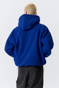 Sweat-shirt et hoodie décontractés personnalisés à manches longues pour hommes et femmes, 100 % polyester, polaire borg, demi-zip - Product Image 4