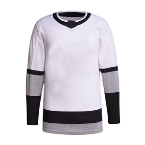 เสื้อฮอกกี้น้ำแข็งแบบสั่งทำพิเศษ OEM ระบายเหงื่อได้ดี คอวี หนานุ่ม สำหรับทีม  ผ้าโพลีเอสเตอร์ ระบายอากาศได้ดี  ชุดแข่งขันแบบยูนิเซ็กซ์ - Product Image 3