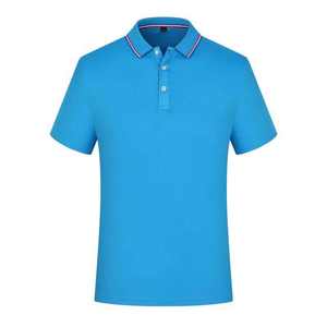 เสื้อโปโลผู้ชายสไตล์มินิมอล ลายกราฟิกด้านข้าง แขนสั้น ลายทางเฉียง ดีไซน์ลำลอง ทรงเข้ารูป ผ้าคอตตอนผสม เสื้อฤดูร้อนสำหรับผู้ชาย - Product Image 3