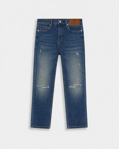 Special Mattella 21oz Mid Japanese Vintage Straight Motorcycle Red Line Selvedge Raw Knitted Breathable Denim Jeans Men Winter - Product Image 3