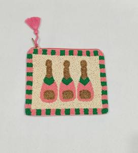 กระเป๋าใส่เหรียญประดับลูกปัดทำมือ 3 ชิ้น และชุดกระเป๋าใบใหญ่พร้อมซิปปิด-เครื่องประดับสำหรับผู้หญิงที่หรูหราและมีเอกลักษณ์ - Product Image 2