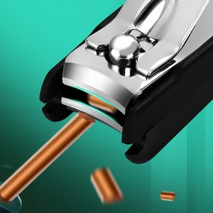 ที่ตัดเล็บสแตนเลสแบบโค้งป้องกันการกระเด็น ที่ตัดเล็บมือ เล็บเท้า ที่ตัดเล็บ ที่ทำความสะอาดเล็บ อุปกรณ์ดูแลเล็บส่วนตัว - Product Image 4