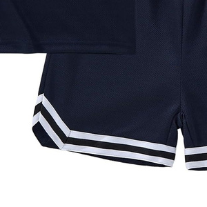 Nouvelle conception, logo personnalisé, ensemble vintage en coton 100% écologique, coupe classique, t-shirt et short d'été à manches courtes - Product Image 6