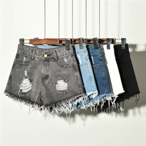 WI001 Pantalones Cortos de Mezclilla Elásticos para Mujer, Talla Grande, Estilo Veraniego, para Chicas y Damas - Product Image 5