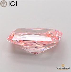 Diamante Cultivado en Laboratorio CVD de 4.02 Quilates, Corte Radiante, con Certificado IGI, Claridad VS2, Color Rosa Intenso, para Diseño de Joyería Única - Product Image 6