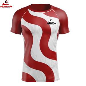 Service OEM 2025, nouvelle qualité supérieure, rashguard respirant antibactérien MMA unisexe à manches longues, séchage rapide, col montant, impression personnalisée - Product Image 3
