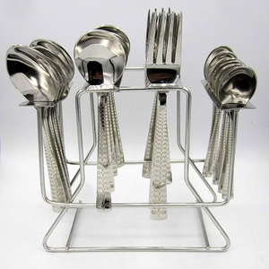 Wholesale Stainless Steel Salad Spoon Hanging Stand with Mirror Polish Eco-Friendly for Wedding Use 30mL Capacity Low Price - Product Image 5