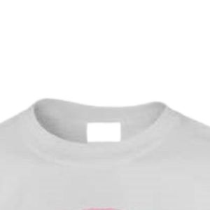 เสื้อยืดคอกลมแขนสั้นสีขาวพิมพ์ลายกราฟิกสีชมพูเสื้อผ้าลำลองสวมใส่ได้ทุกวันเสื้อผ้าสตรีทแวร์สวมใส่สบายเสื้อผ้าสำหรับทุกเพศ - Product Image 2