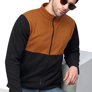 Custom Made <b>Men's</b> High Quality Polar Fleece <b>Jacket</b> New Style Stand Collar Polyester Comfort Fabric <b>Men</b> Polar Fleece <b>Jacket</b> - Product Image 2