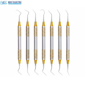 ชุดเครื่องมือขูดหินปูนทางทันตกรรมแบบขายส่ง ยี่ห้อส่วนตัว พร้อมโลโก้สั่งทำได้ สีพื้น - Product Image 1