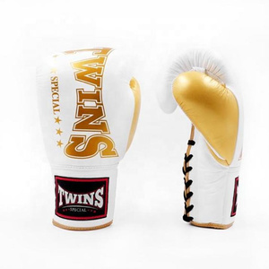 Gants de boxe professionnels en cuir de haute qualité, prix de gros, matériau de qualité supérieure, pouce et paume renforcés pour une sécurité accrue AI-BG-219 - Product Image 5