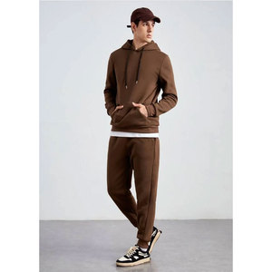 Survêtement de sport pour homme respirant et écologique de haute qualité, 100% coton molletonné, coupe classique, survêtement de jogging athlétique pour homme - Product Image 5