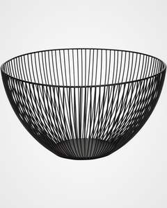 Panier à fruits élégant de style vintage en métal pour table à manger, étagère de cuisine avec finition classique et grand espace de rangement - Product Image 4