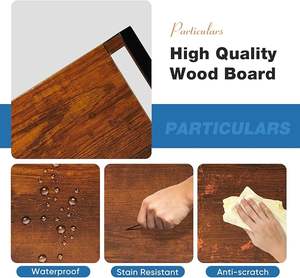 Étagère à livres portable en bois à 5 niveaux |   Grand rangement pour vêtements, chaussures et bijoux dans le salon - Product Image 3