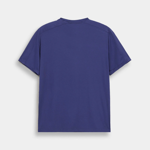 Camiseta Oversize de Corte Cuadrado para Hombre, Tejido de Algodón, Cuello Redondo, Manga Corta, Color Sólido, Logotipo Personalizado, Estilo Urbano - Product Image 3