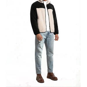 Comfortable Feel And Strong Finish <b>Sherpa</b> <b>Fleece</b> <b>Jacket</b> With Breathable Warm Linin Durable <b>Sherpa</b> <b>Fleece</b> Winter <b>Jacket</b> - Product Image 3