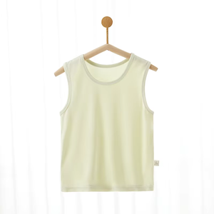 Camiseta sin mangas moderna e informal para niños, de tela de algodón, para deportes, gimnasio y uso en verano, fábrica de ropa OEM, Bangladesh. - Product Image 4