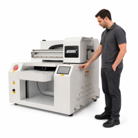 Printer UV Flatbed Presisi Tinggi 30*40cm dengan Kepala XP600 untuk Mesin Cetak Casing Ponsel, Akrilik, dan Logam