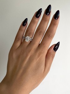 2.75 Carat D Color VVS2 Oval Cut Lab Grown Diamond Gold Trendy Engagement <b>Ring</b> for Women | IGI Certified Hidden Halo <b>Solitaire</b> - Product Image 1