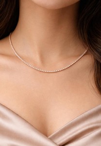 Hip Hop 925 Silver Moissanite Tennis Chain Iced Diamond Bracelet Necklace Set Men Women IGI Certified <b>Gift</b> Jewelry - Product Image 4